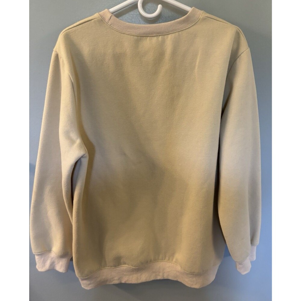 Women’s Winter Tree Design Sweatshirt  Tan  Size L - Picture 7 of 7